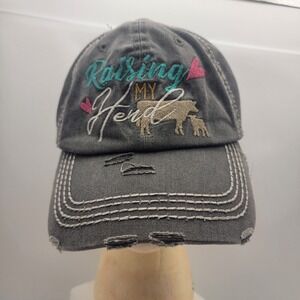 KBETHOS Vintage Baseball Cap Distressed‎ Embroidered "Raising my heard"
